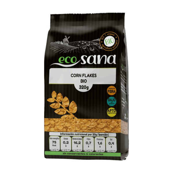 ECOSANA CORN FLAKES BIO  320 G