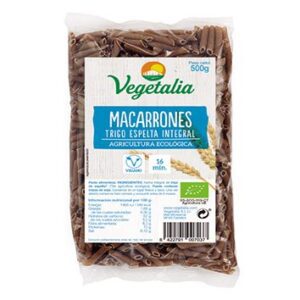 Vegetalia Macarrones De Trigo Espelta Integral 500 g