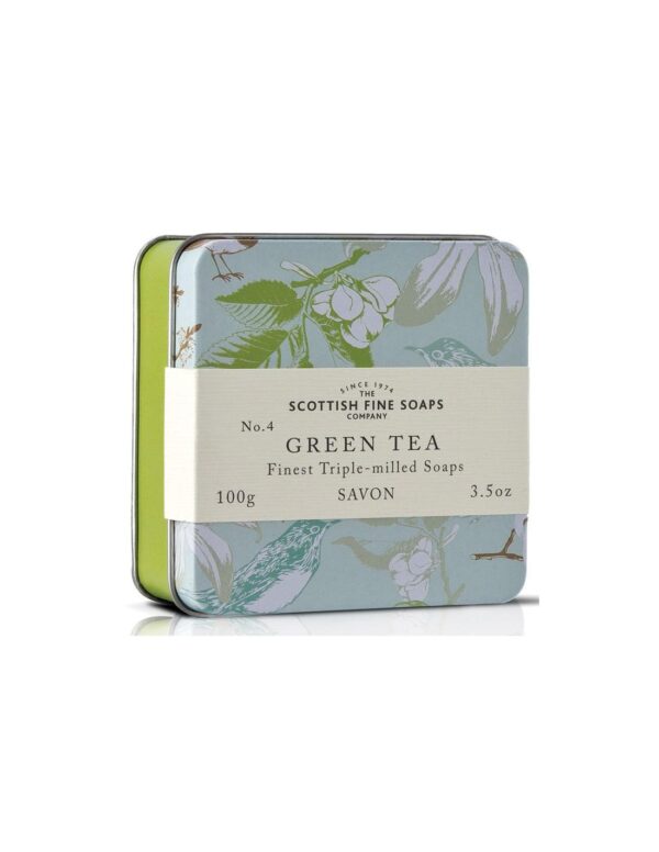 SOAP TIN VINTAGE GREEN TEA