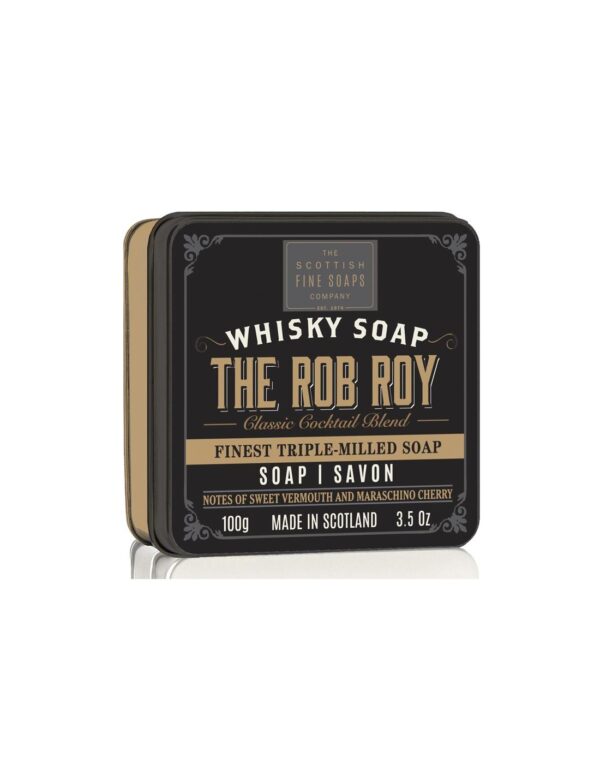 SC SOAP TIN WHISKY COCKTAILS THE BOB ROY