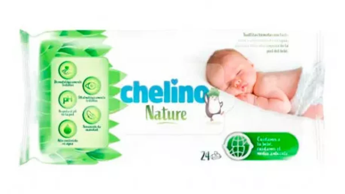 Chelino Nature Toallitas 24 Unidades. Limpieza suave del bebé.