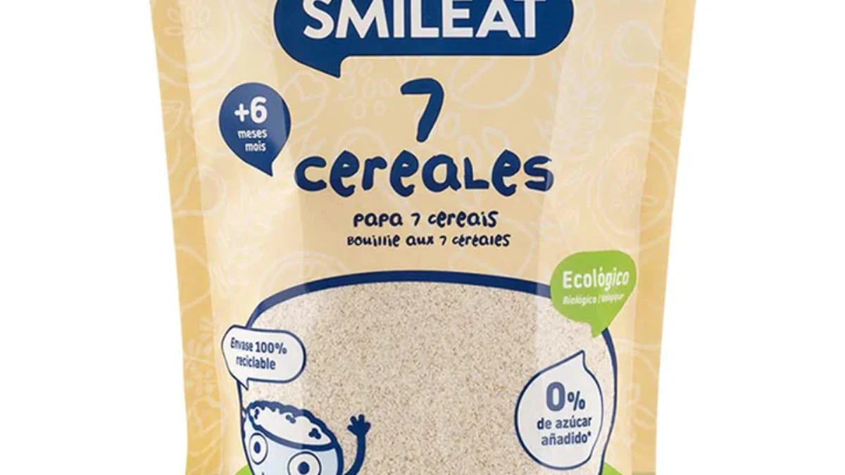 Papilla 7 cereales 100% ecológico Smileat 200g