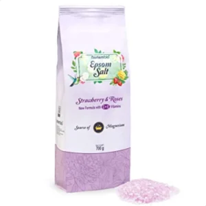 NORTEMBIO SAL DE EPSOM 100% FRAGANCIA FRESA Y ROSAS 700 G