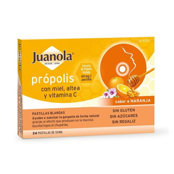 JUANOLA PROPOLIS NARANJA 24 P