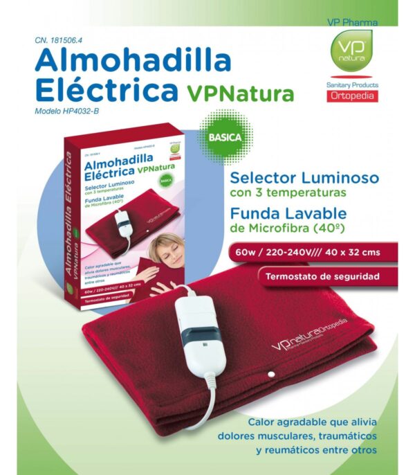 VPNATURA ALMOHADILLA ELECTRICA BASICA