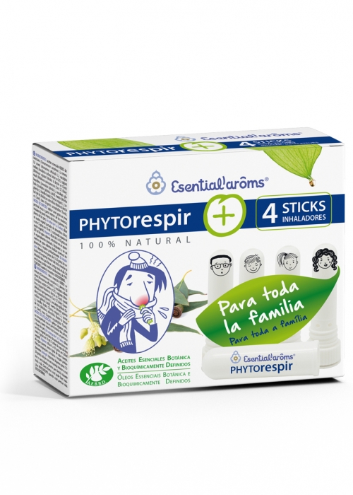 ESENTIAL AROMS PHYTORESPIR FRASCO 30 ML + 4 STICKS