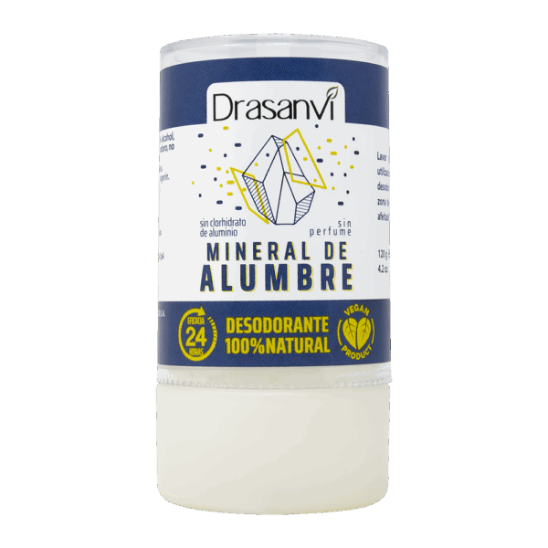 DRASANVI DESODORANTE MINERAL DE ALUMBRE 100% NATURAL