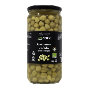 ECOSANA GARBANZO COCIDO EXTRA BIO 660 G