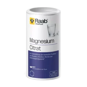 RAAB VITALFOOD CITRATO DE MAGNESIO VEGAN POLVO 340 G