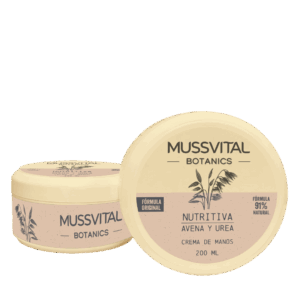 MUSSVITAL BOTANICS CREMA DE MANOS NUTRITIVA  AVENA Y UREA  200 ML