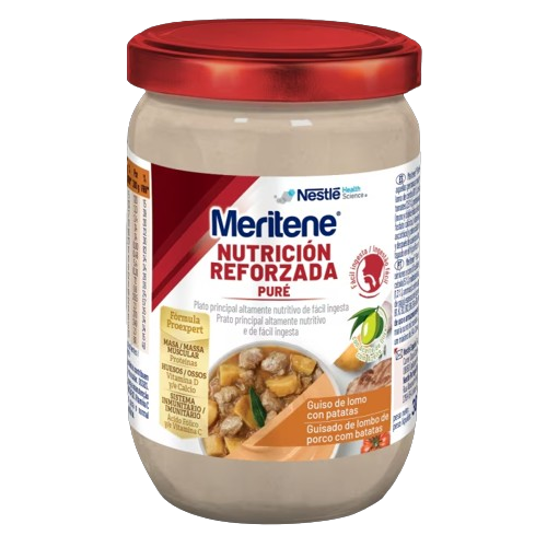 MERITENE NUTRICION REFORZADA PURE GUISO DE LOMO CON PATATAS 300 G
