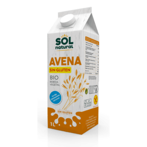 SOL NATURAL BEBIDA DE AVENA SIN GLUTEN 1 L
