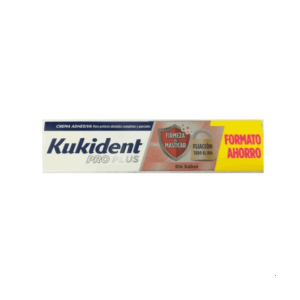 KUKIDENT PRO PLUS FIRMEZA AL MASTICAR SIN SABOR FORMATO AHORRO 60 G