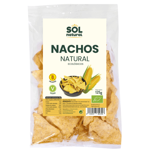 SOL NATURAL NACHOS ECOLOGICOS 125 G