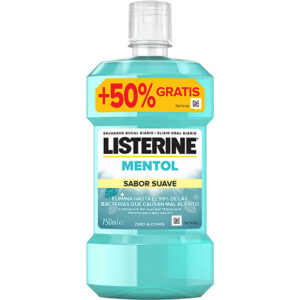 LISTERINE MENTOL SABOR SUAVE 750 ML