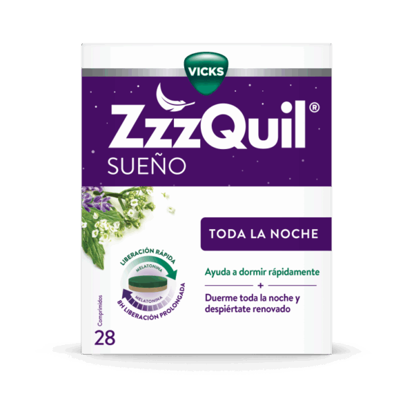 ZZZQUIL SUEÑO TODA LA NOCHE  28 COMP