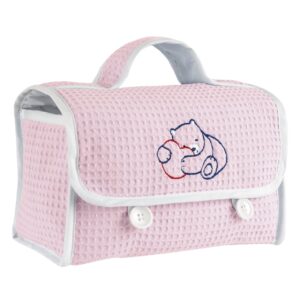 CHICCO SET NATURAL SENSATION BOLSA PIQUE ROSA