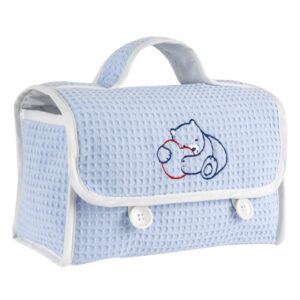CHICCO SET NATURAL SENSATION BOLSA PIQUE AZUL