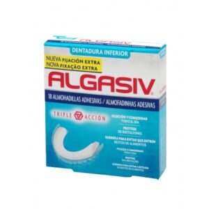 ALGASIV DENTADURA INFERIOR 18 ALMOHADILLAS ADHESIVAS