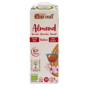 ECOMIL ALMOND NATURE ALMENDRAS 6% 1 L
